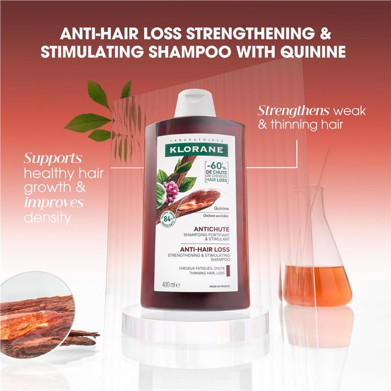 Klorane Strengthening Quinine & Organic Edelweiss Shampoo 400ml