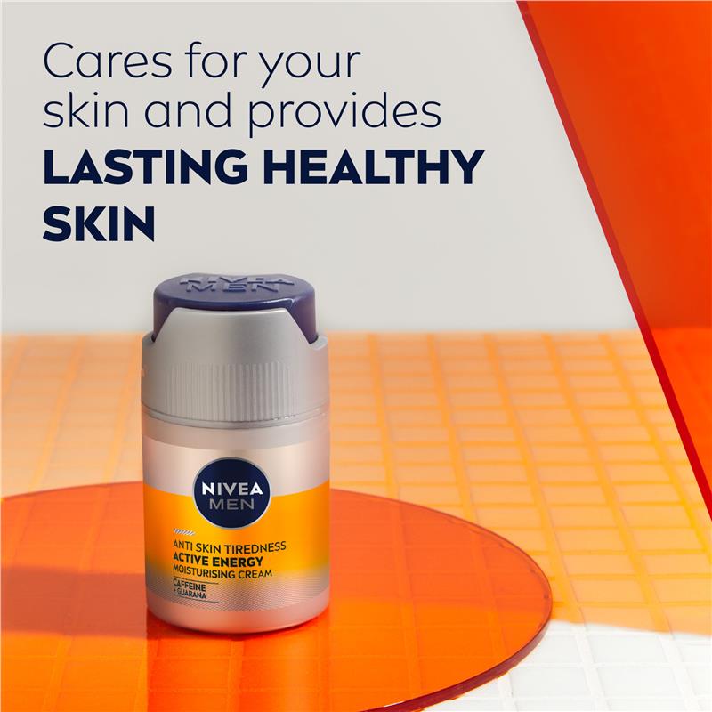 NIVEA MEN Active Energy Face Moisturiser Cream 50ml