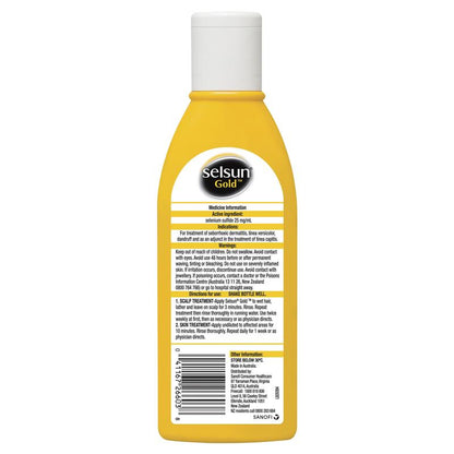 Selsun Gold Anti Dandruff Shampoo Treatment 200mL