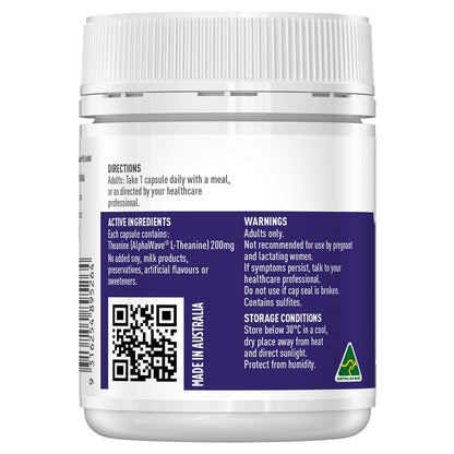 Healthy Care L-Theanine 200 60 Capsules