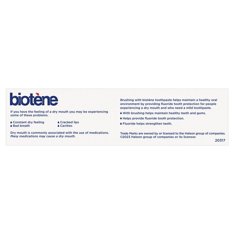 Biotene Dry Mouth Relief Fluoride Toothpaste Fresh Mint 120g - GimmeNow