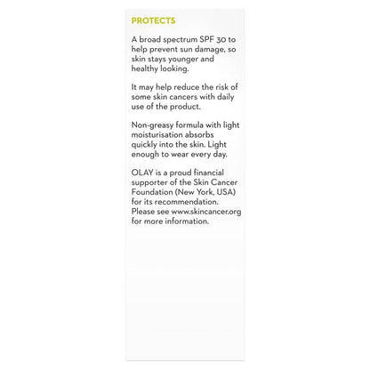 Olay Complete Defence Daily UV Moisturising Lotion Sensitive SPF 30 75mL
