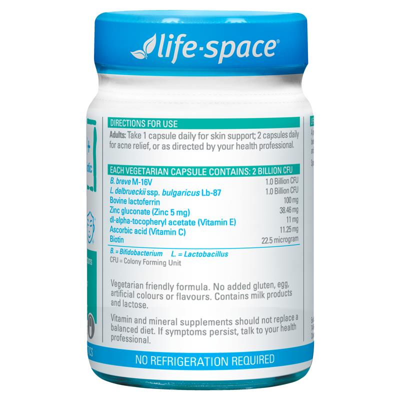 Life-Space Acne Relief + Skin Rebalance 30 Capsules