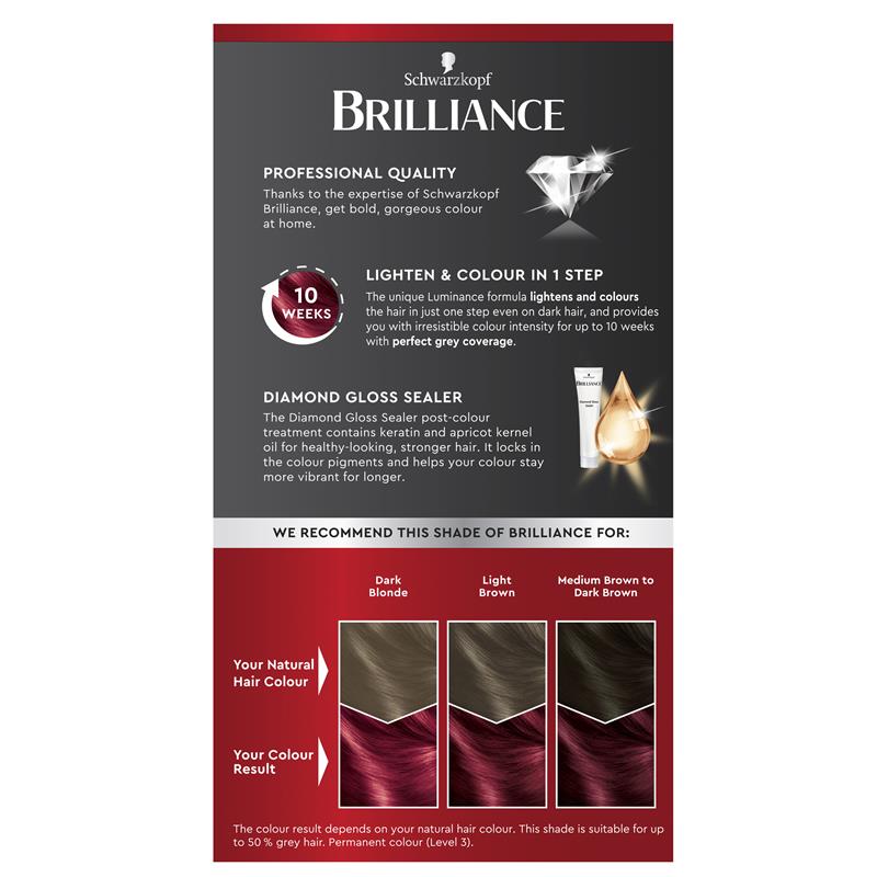 Schwarzkopf Brilliance L43 Smouldering Red New