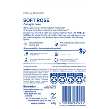 NIVEA Soft Rose Moisturising Lip Balm 4.8g - GimmeNow