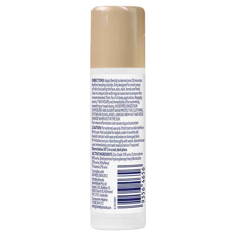 Cancer Council SPF 50+ Sport Zinc Stick Tinted 12g