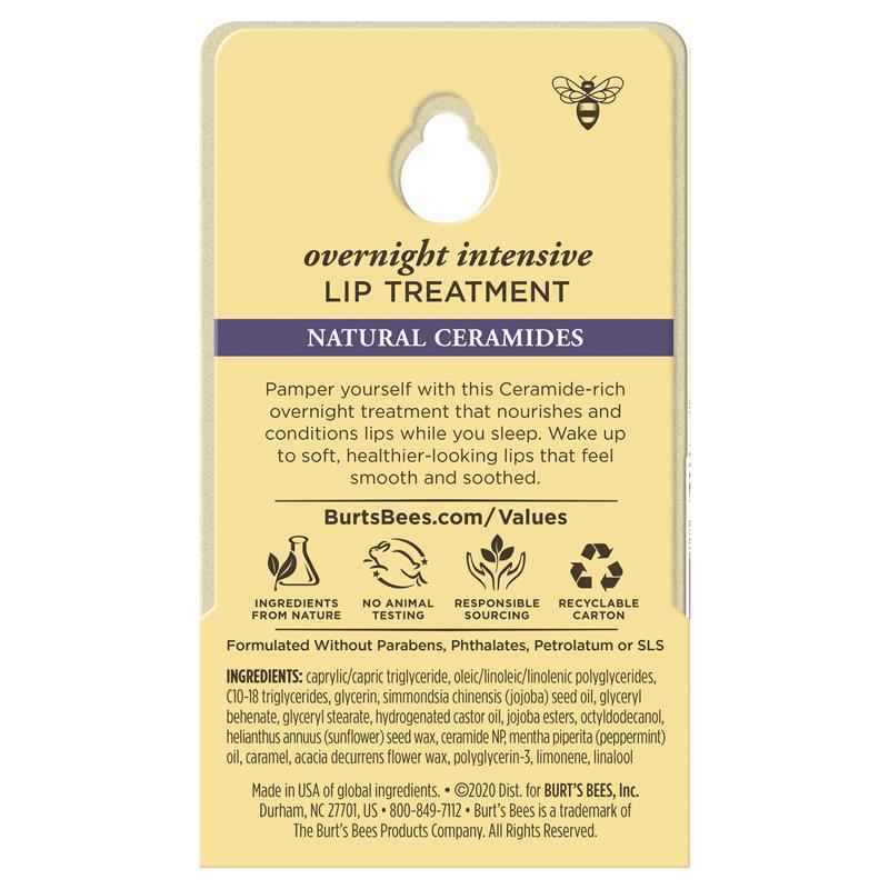 Burts Bees Overnight Intensive Lip Treatment Blister 7.08g