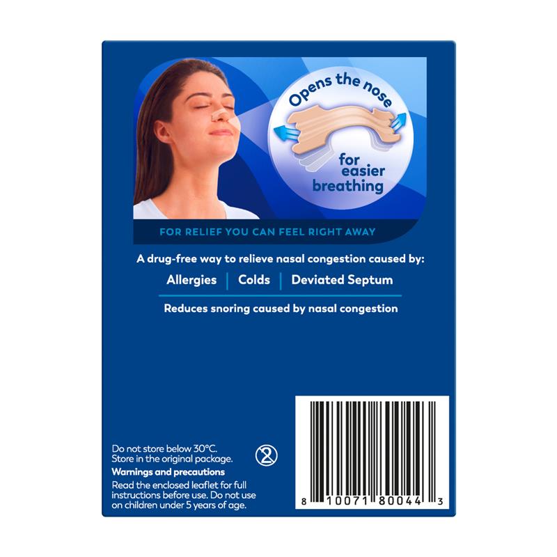 Breathe Right Nasal Strips Tan Large 30