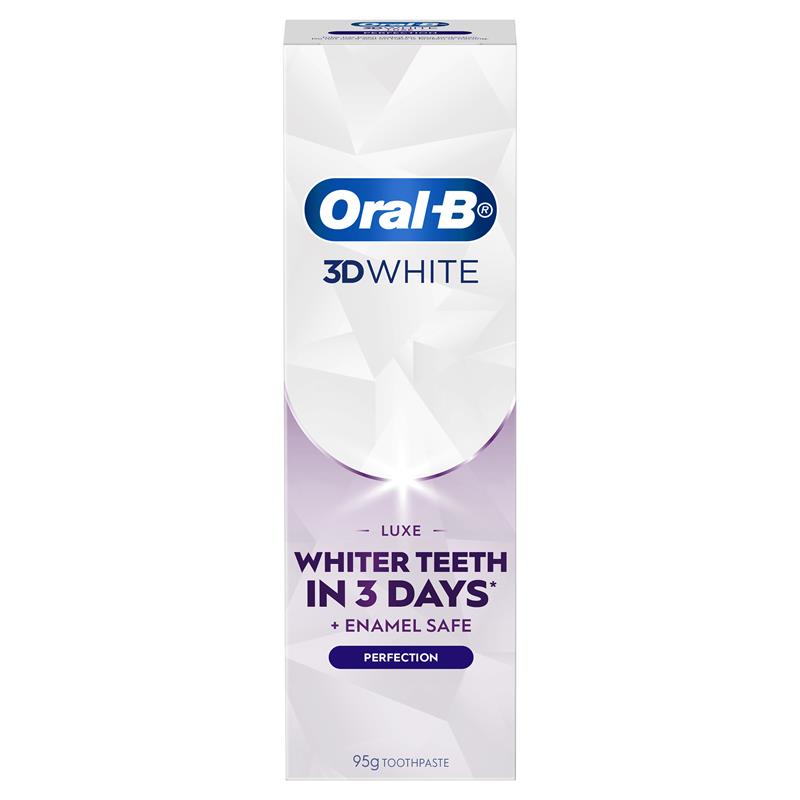 Oral B Teeth Whitening Toothpaste 3D White Luxe Perfection 95g - GimmeNow
