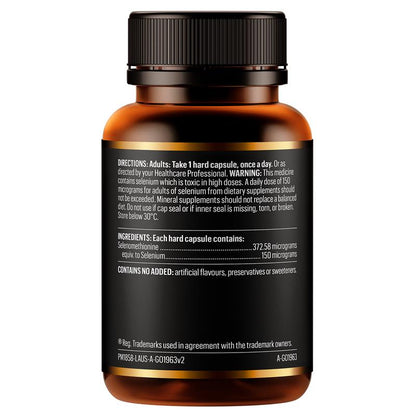 GO Healthy Selenium 150mcg 60 Hard Capsules