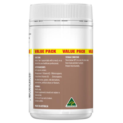 Healthy Care High Strength Vitamin K2 + D3 150 Capsules