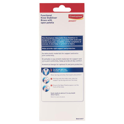 Elastoplast Functional Knee Stabiliser With Open Patella L