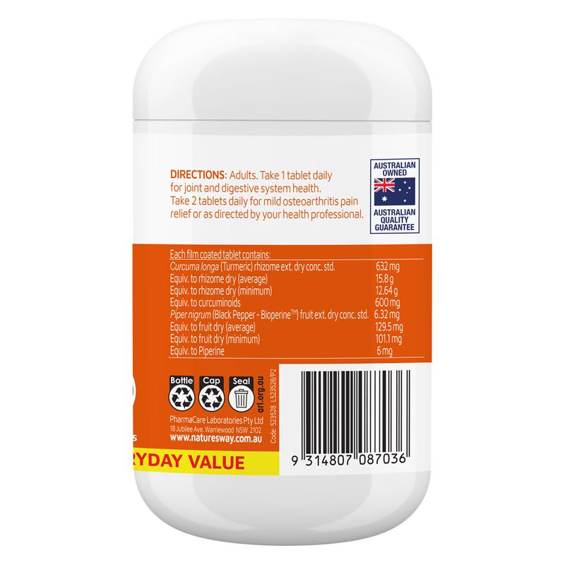 Nature's Way Curcumin 120 Tablets