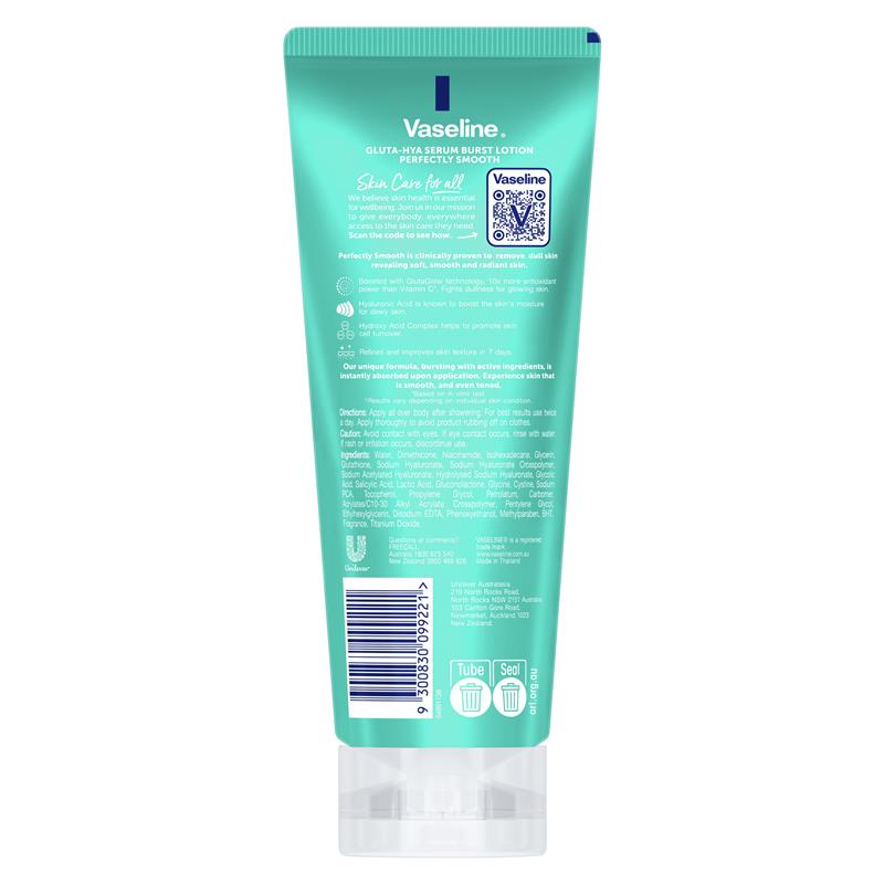 Vaseline Gluta-Hya Serum Boost Lotion Smoothing Perfector 200ml