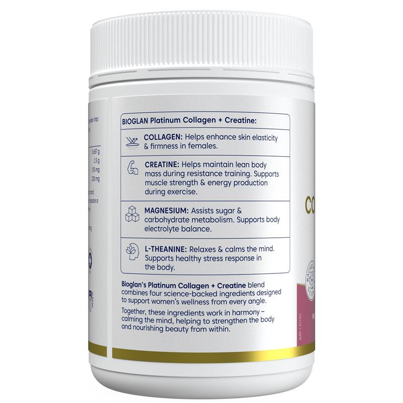 Bioglan Platinum Collagen + Creatine 300g