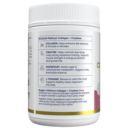 Bioglan Platinum Collagen + Creatine 300g