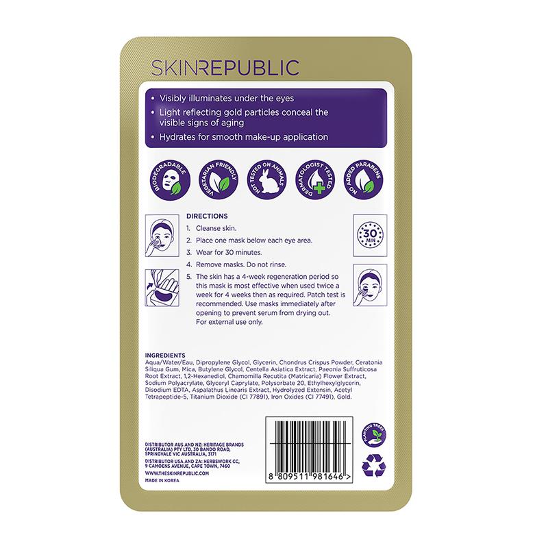 Skin Republic 24k Gold Under Eye Patches
