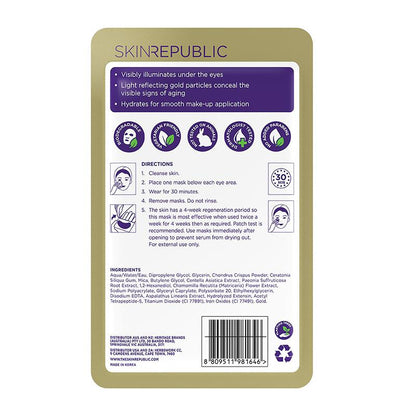 Skin Republic 24k Gold Under Eye Patches