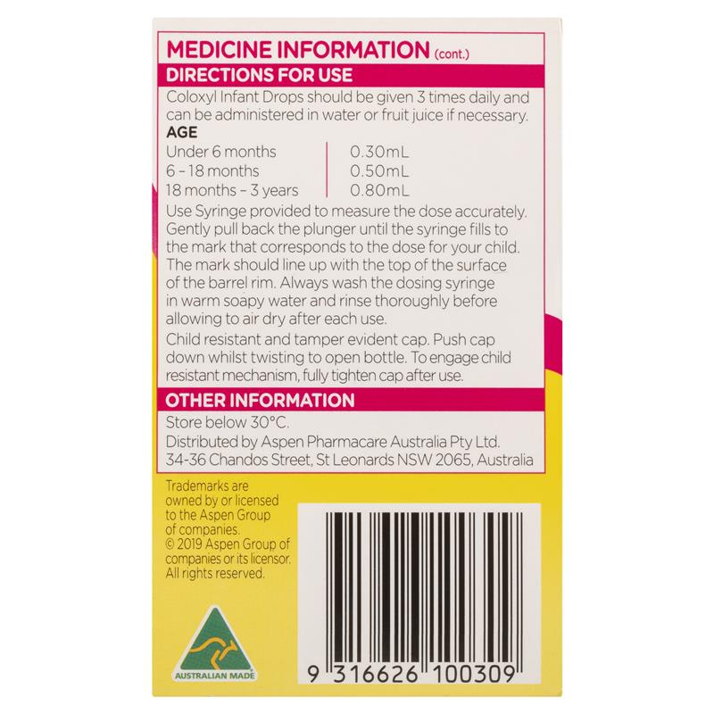 Coloxyl Drops 30mL - GimmeNow