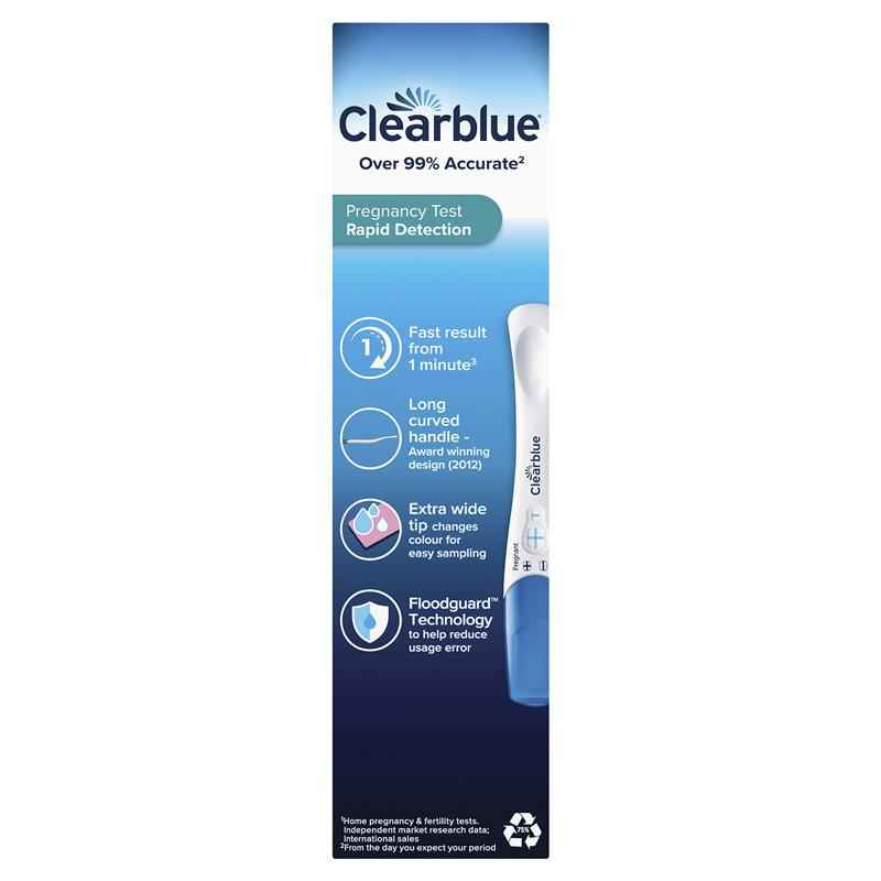 Clearblue Pregnancy Test Rapid Detection 1 Test