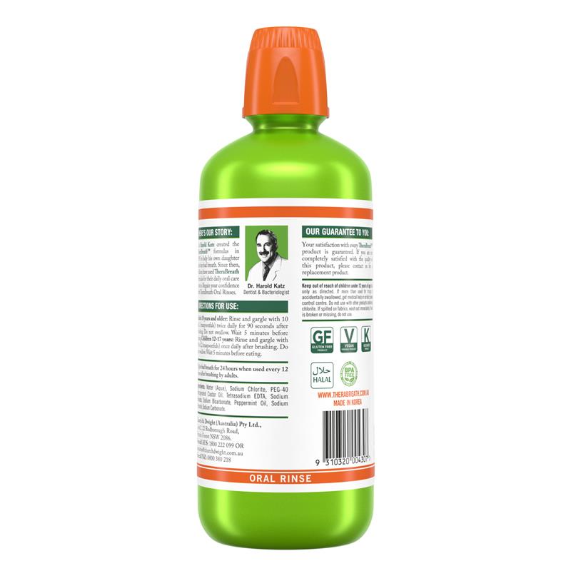 Therabreath Mild Mint Oral Rinse 1 Litre
