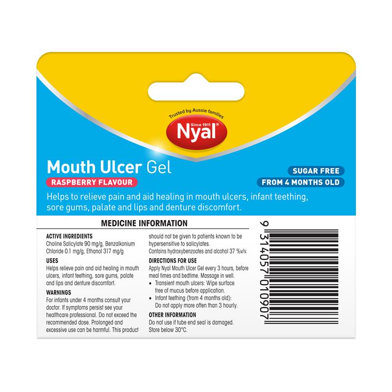 Nyal Mouth Ulcer Gel 10g