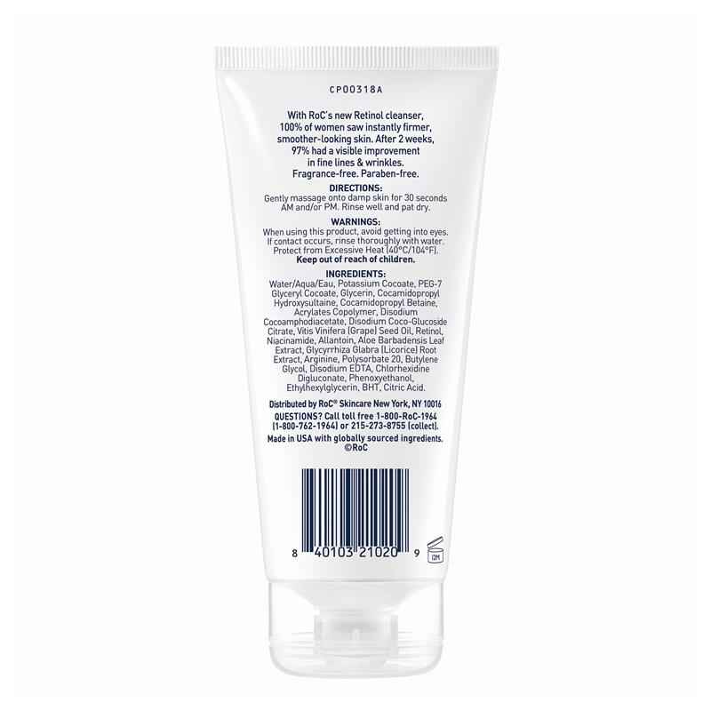 RoC Retinol Correxion Deep Wrinkle Serum Cleanser 177ml