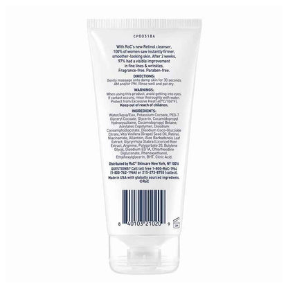 RoC Retinol Correxion Deep Wrinkle Serum Cleanser 177ml