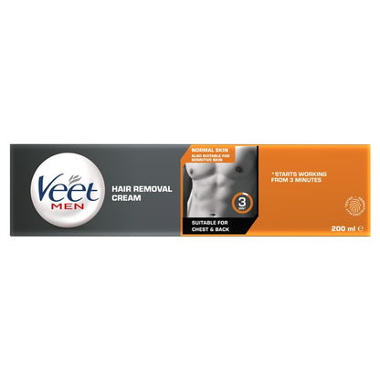 Veet For Men Hair Removal Cream Normal Skin 200ml