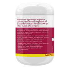 Nature's Way High Strength Magnesium 600mg 300 Tablets