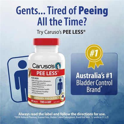 Carusos Pee Less 60 Tablets