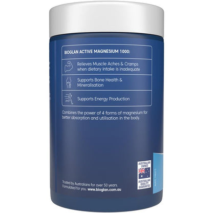 Bioglan Active Magnesium 250 Tablets Exclusive Size
