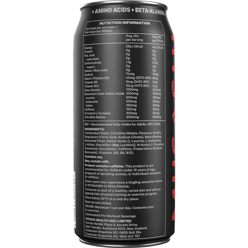Musashi Energy Blue Raspberry 500ml