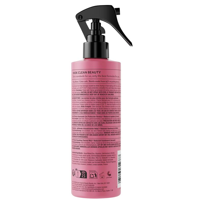 Hask Heat Protect + Keratin & Jojoba Oil Thermal Mist 236ml