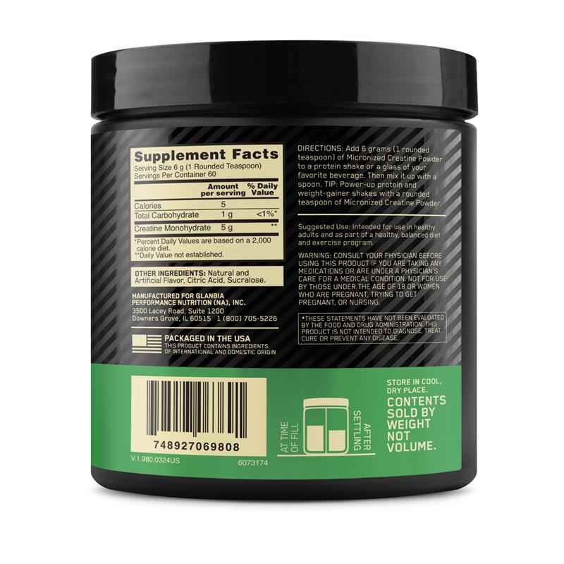 Optimum Nutrition Creatine Blueberry Lemonade 360g
