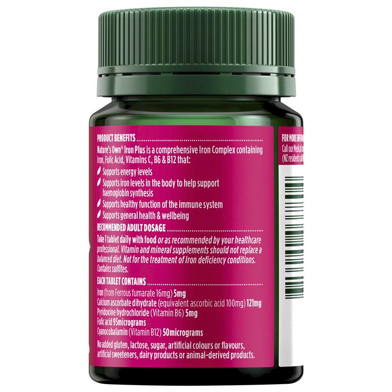 Nature's Own Iron Plus 50 Tablets - GimmeNow