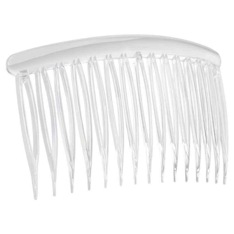 Lady Jayne Side Comb, Crystal, Pk4