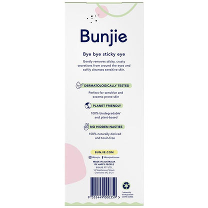 Bunjie Probiotic Baby Eye Wipes 60 Exclusive Size
