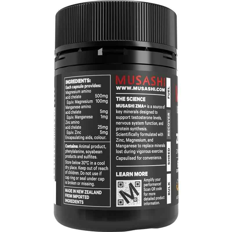 Musashi ZMA+ 60 Capsules