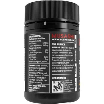 Musashi ZMA+ 60 Capsules