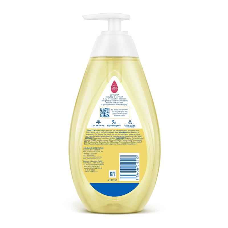 Johnson & Johnson Baby Bath Top-To-Toe 500mL