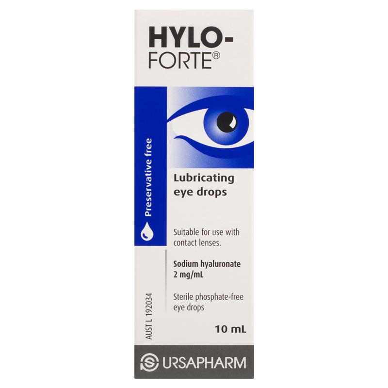 Hylo Forte 2mg Preservative Free Eye Drops 10ml