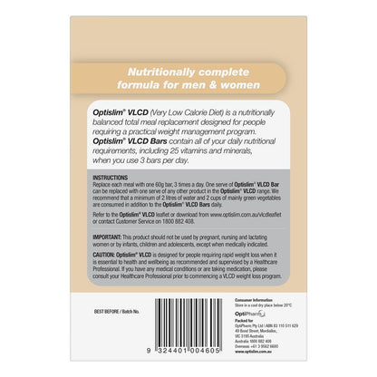 Optislim VLCD Bar Cookies and Cream Bars 5 Pack