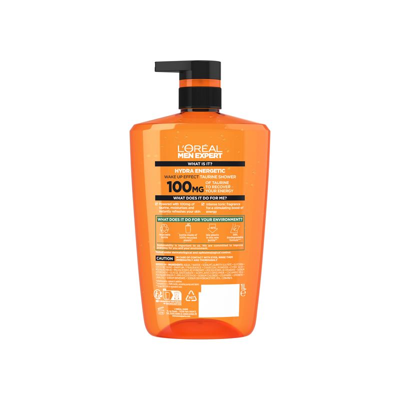 L'Oreal Paris Men Expert Hydra Energetic Shower Gel 1L