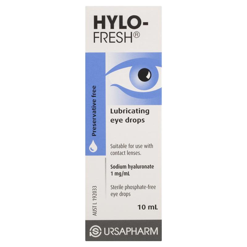 Hylo Fresh 1mg Preservative Free Eye Drops 10ml