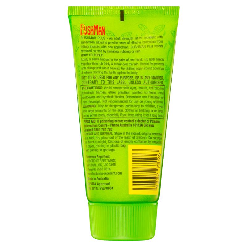 Bushman Plus UV Insect Repellent Gel 75g