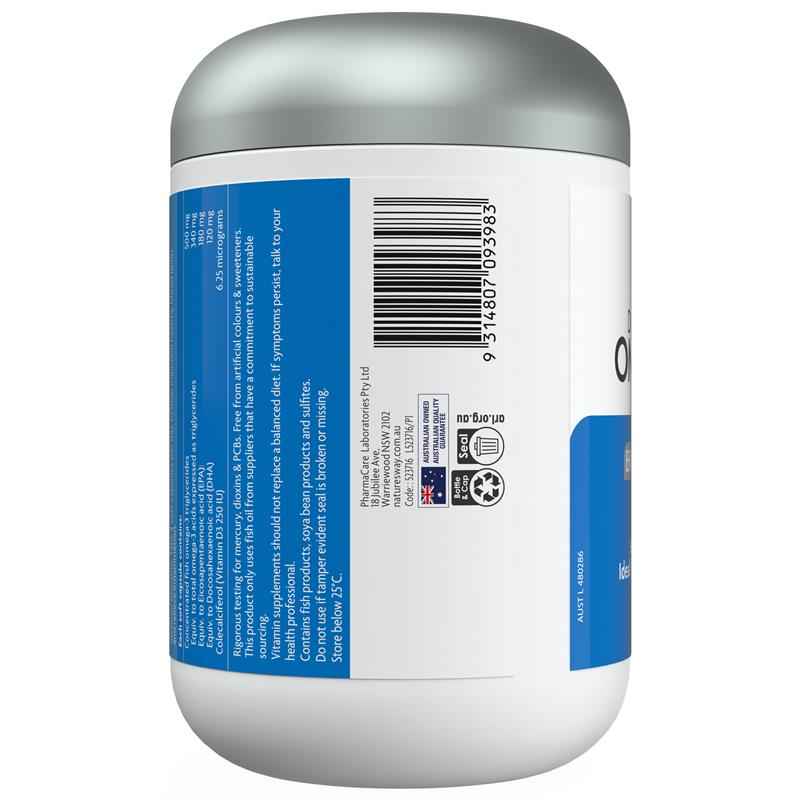 Nature's Way Omega + D3 400 Mini Capsules