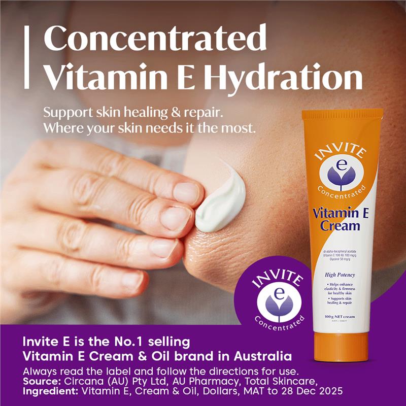 Invite E Vitamin E Cream 100g