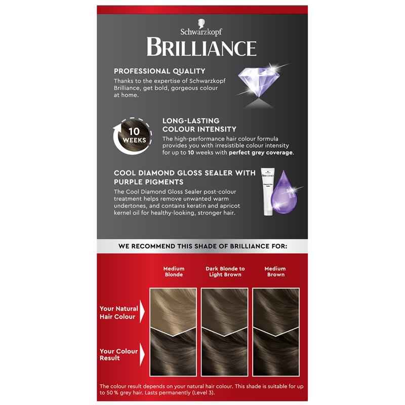 Schwarzkopf Brilliance Cool Browns 73 Frosty Brown
