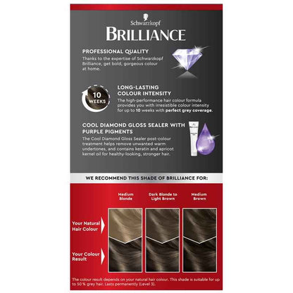 Schwarzkopf Brilliance Cool Browns 73 Frosty Brown